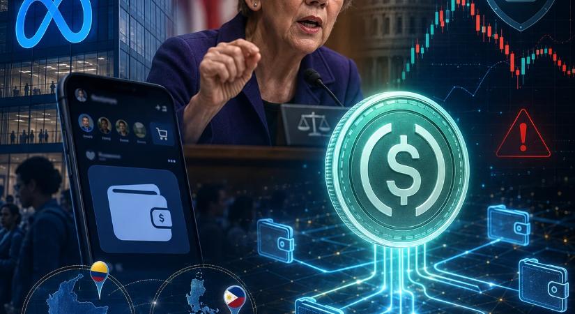 A Meta kísérletére újabb kriptovaluta-botrány készül a USDC-stabilcoin miatt?