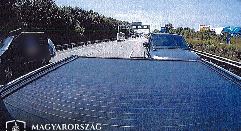 Megvadult sofőr terrorizált az M1-esen