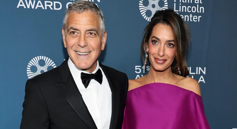 Amal Clooney a világ legapróbb szoknyájában ünnepelte férje 65. születésnapját