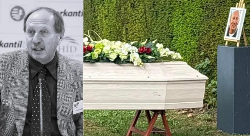 Exkluzív fotók a búcsúról: hófehér koporsóban temették el a focilegenda Fazekas Lászlót