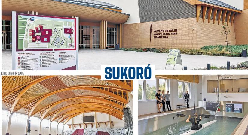 NS-képeslap: a kajak-kenu új otthona Sukorón épült
