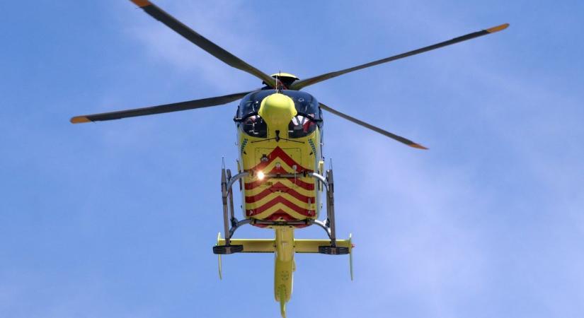 Dráma a csókakői várnál: mentőhelikoptert riasztottak