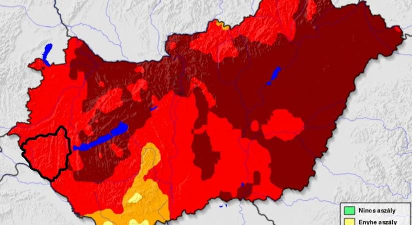 Súlyos aszály sújtja Zalát is – már a Balaton vízszintjén is látszik, mekkora a baj