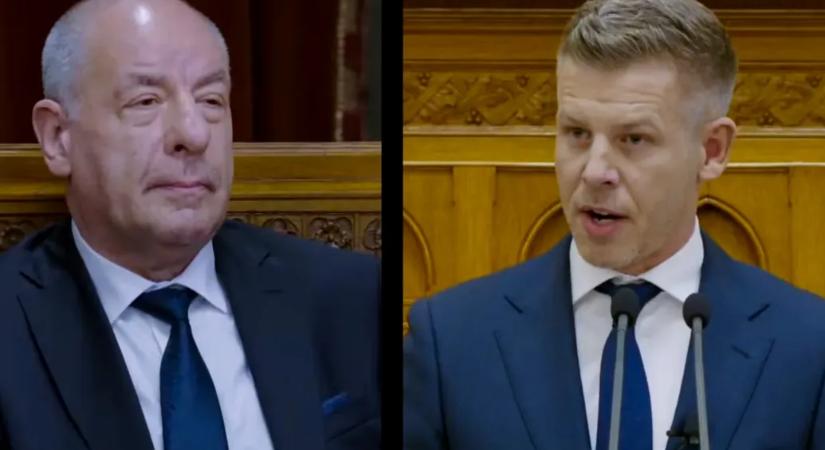 Így osztotta ki Magyar Péter első miniszterelnöki beszédében a teremben ülő Sulyok Tamás köztársasági elnököt