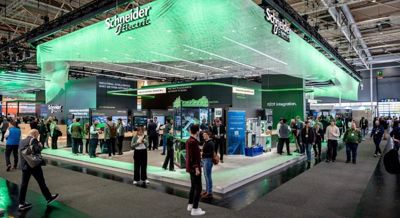Új szintre emelik az ipari vállalatok versenyképességét a Schneider Electric Hannover Messe-n bemutatott megoldásai