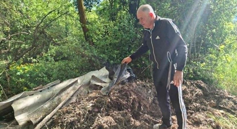 Veszélyes hulladékkal terítették be a dénesfai határt, az érintett terület az államé