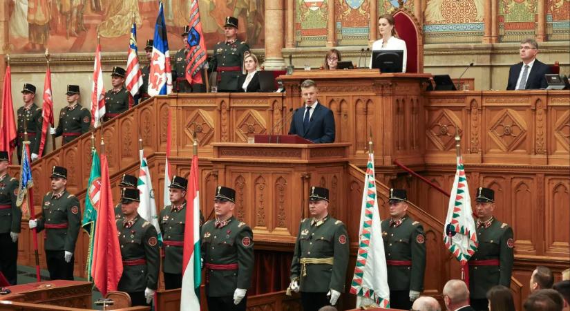 Vádbeszéddel zárta le az Orbán-Gyurcsány-korszakot Magyar Péter