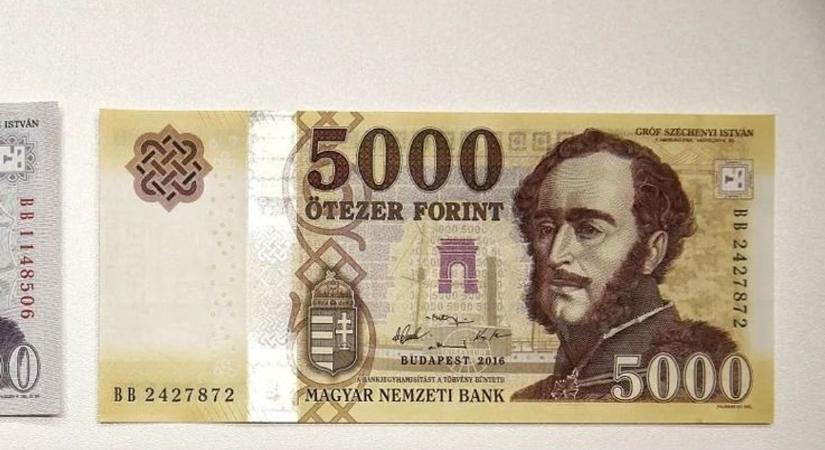 Így fog kinézni az új 5000 forintos, mutatjuk (fotó)