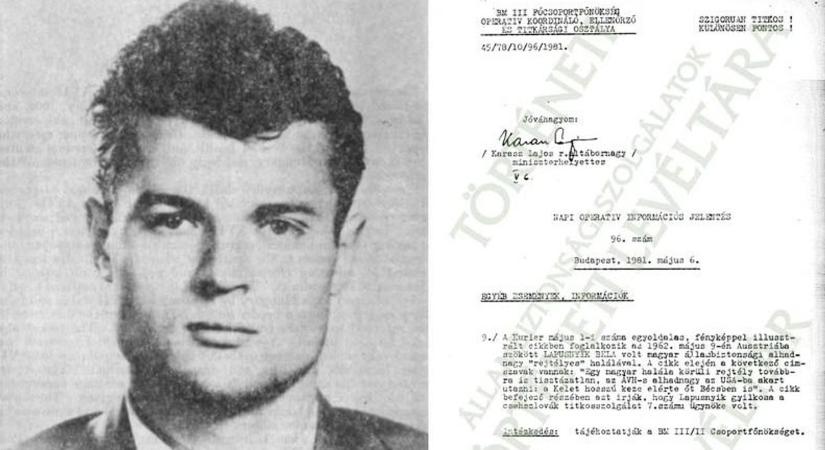 Egy magyar szökevény rejtélyes halála Bécsben