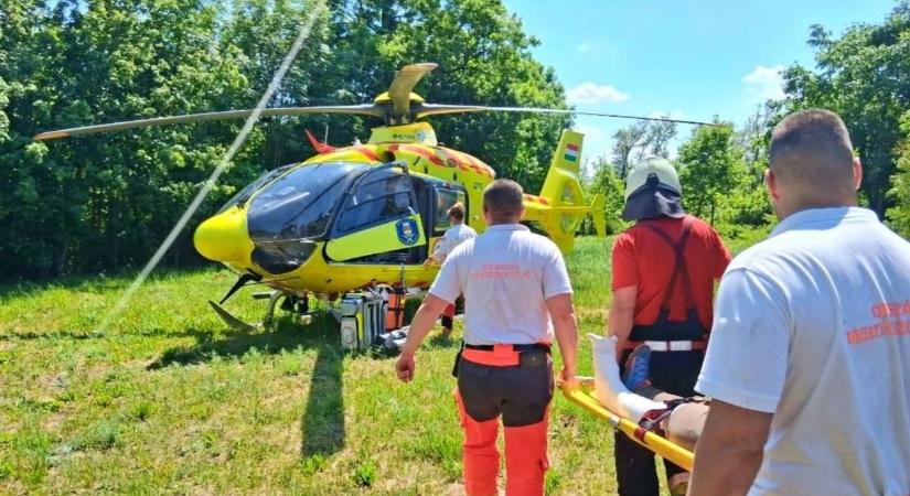 Helikopteres mentés Csókakőn: Drámai részletek a kiránduló balesetéről (galéria)