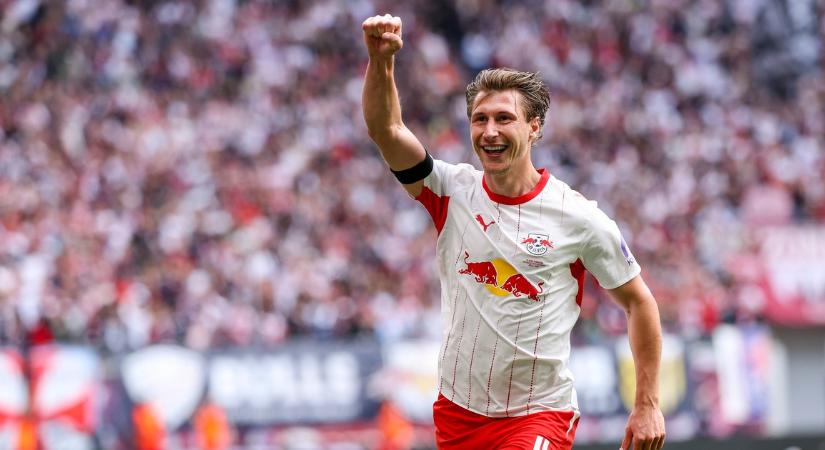 Jó napja volt Willi Orbán Orbánnak – a látványos fejesével biztosította be bronzérmét az RB Leipzig