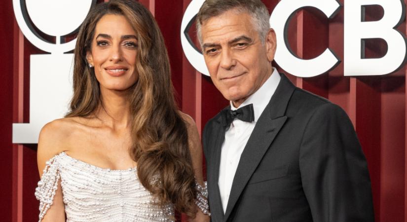 Amal Clooney ebben a merész miniszoknyában ünnepelte George Clooney 65. születésnapját
