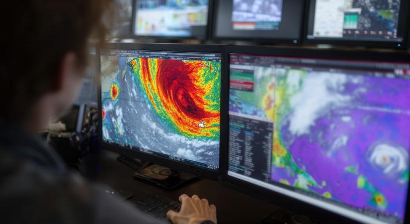 A radar heves esőzést mutat: csak az a baj, hogy nem ott, ahol szükség lenne rá