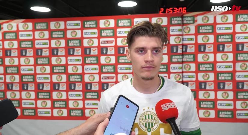 Gruber Zsombor: Kicsit bosszankodtam, mert én voltam kijelölve a tizenegyesre