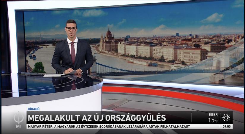 Még az M1 híradója is beszámolt Hegedűs táncáról és Magyar Péter DJ-zéséről