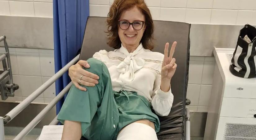 Tánc közben kificamodott Gerzsenyi Gabriella térde a népünnepélyen