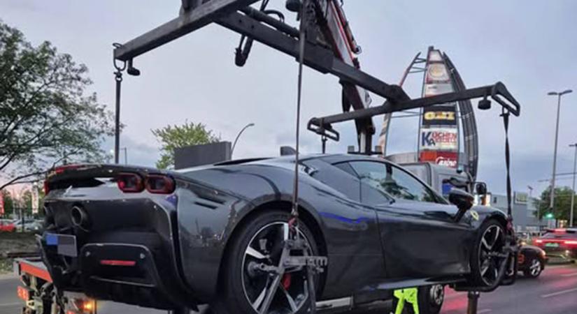 „Ez a szokásos vezetési stílusom” – mondta a városban száguldó Ferrari-sofőr