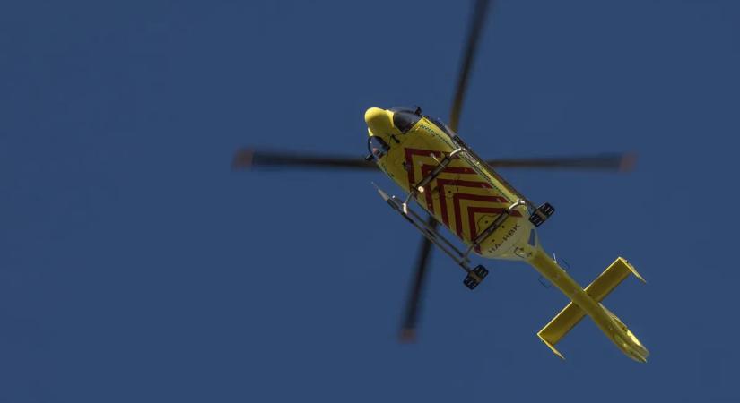 Nagy baj történt a Vértesben, mentőhelikoptert riasztottak