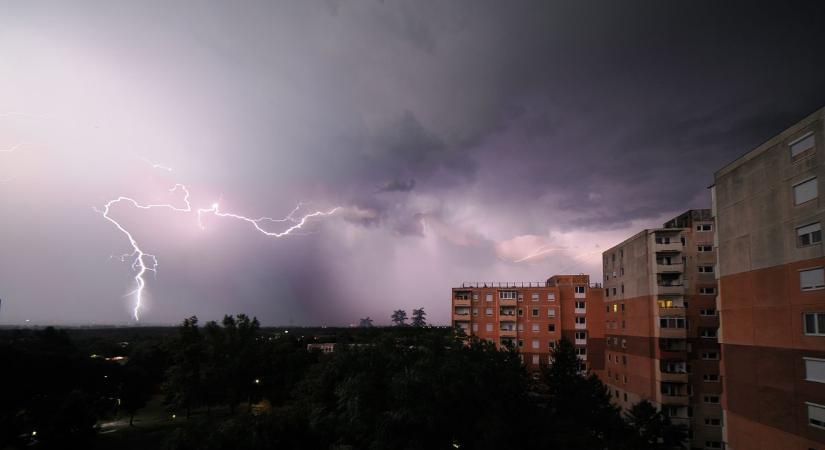 Villámok, jégeső és szélvihar: hétfőn lecsap a vihar Veszprém megyére