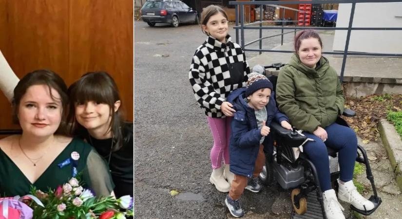 "Egy anya érzi, ha valami nincs rendben" - ritka izomsorvadással küzd a testvérpár, Rebeka és Lia