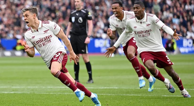 Trossard és a VAR volt a megmentő, nyert az Arsenal a West Ham otthonában