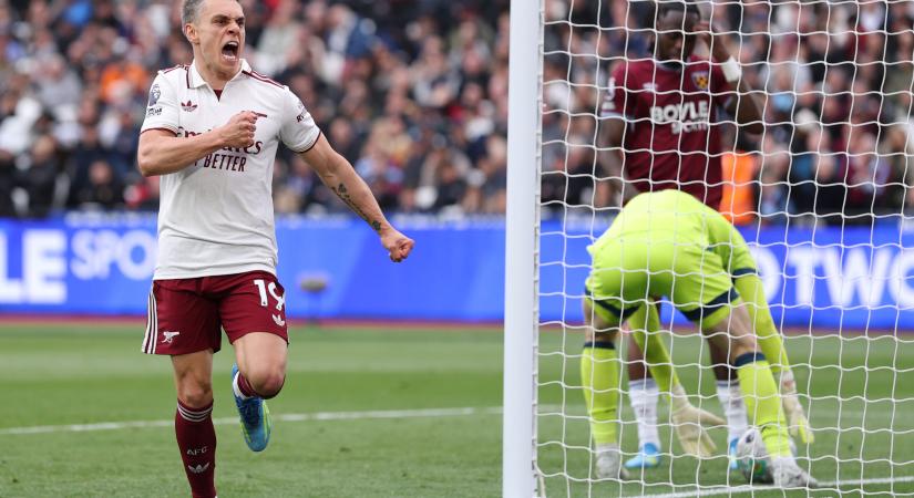 Több ízben is drámai körülmények után tett nagy lépést a bajnoki cím felé az Arsenal