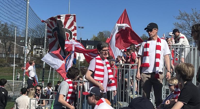 Futballcsemege: ilyen a hangulat egy igazi norvég másodosztályú derbin