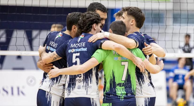 Férfi röplabda Extraliga: egyenlített a MEAFC a hetedik helyért folyó párharcban