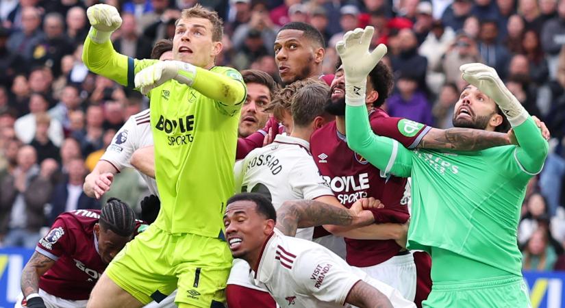 Itt a magyarázat: ezért volt szabálytalan végül a West Ham gólja az Arsenal ellen