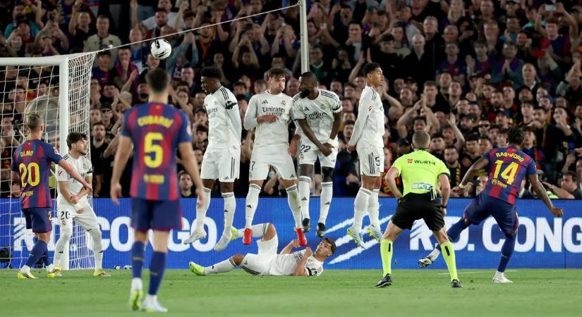 Csodagólt lőtt a Barca a Realnak, eldőlt a bajnoki cím?