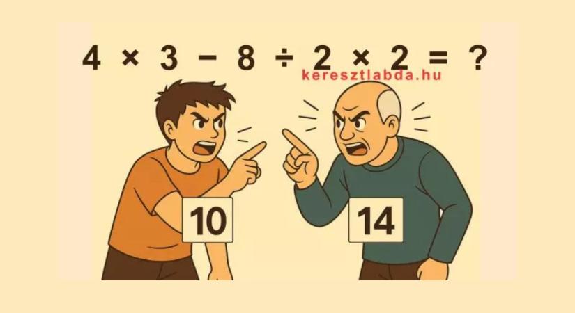 Napi matek feladat: 10 vagy 14 – de mi van, ha mindkét tábor téved?