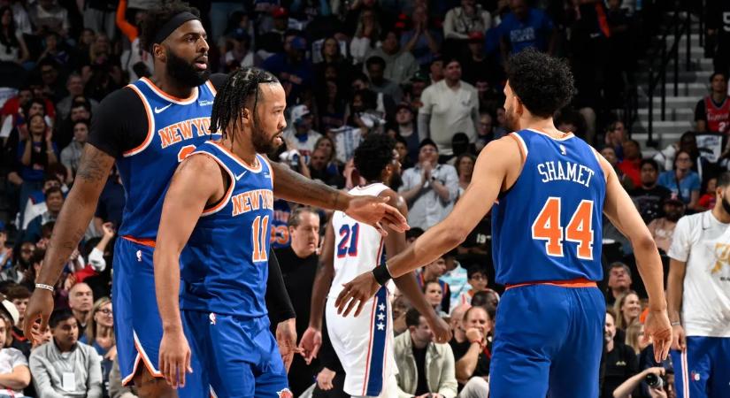 NBA: söpréssel keleti döntős a Knicks; kihasználta Wembanyama kiállítását a Wolves