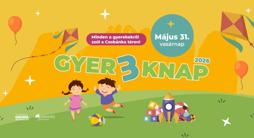 Idén is remek programok várják a családokat az Óbudai Gyereknapon