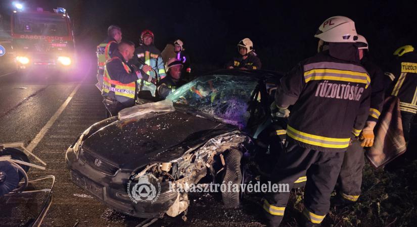 Durva baleset történt a 4-es főúton Püspökladánynál