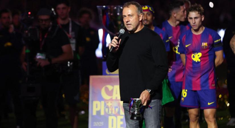 Hansi Flick a Barca bajnoki címe után: A legfontosabb az, ahogy a játékosok egymásért játszanak