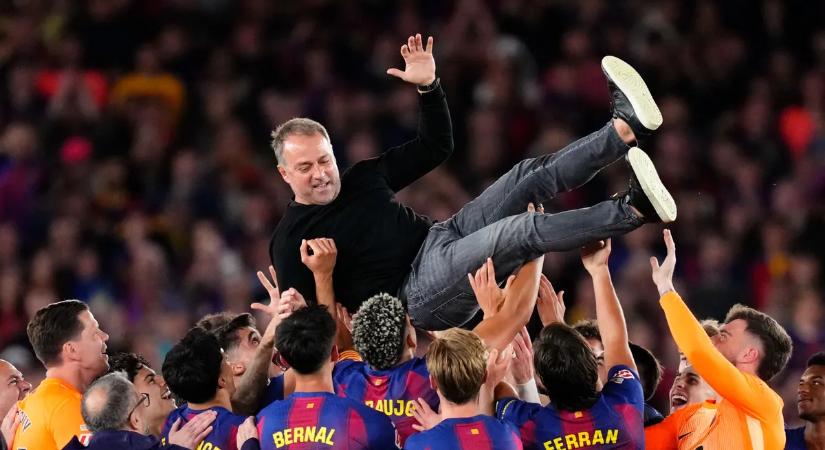 Hansi Flick büszke és nem felejti az estét, amelyen a Barcelona ismét bajnok lett