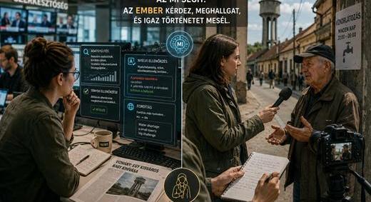 „Az újságíró pótolhatatlan, bár már engem is váltott le az AI” – Kert Attila a média jövőjéről