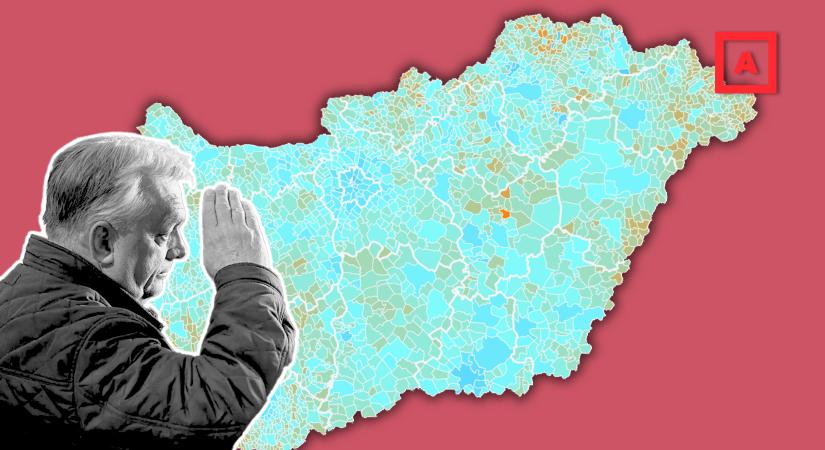 Térképen mutatjuk, hogyan vesztette el a polgári szavazóbázisát a Fidesz