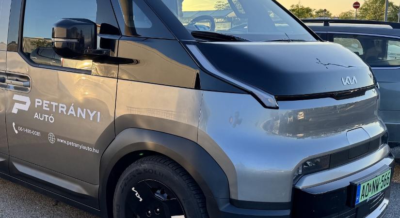 Hétvégi meló a KIA PV5 villanyfurgonnal