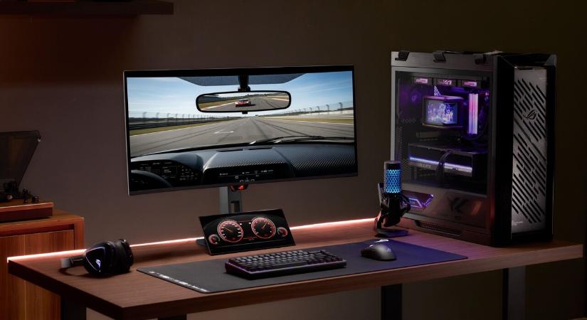 Az ASUS új ROG Strix monitorainak mindegy a képátló, csak a szélesség meglegyen