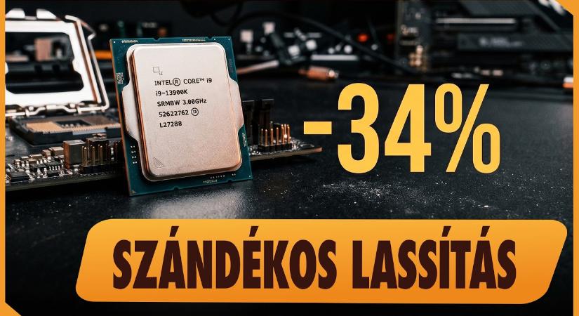 Az Intel szándékosan lassította processzorod