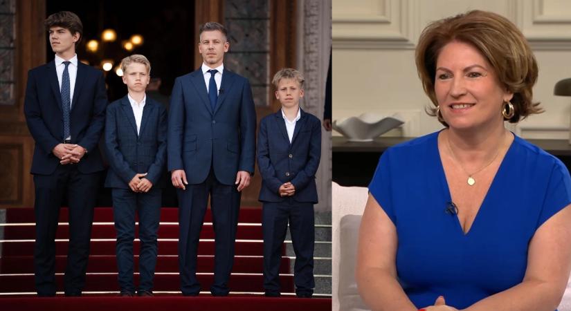 A protokollszakértő szerint sokat elárulhat Magyar Péterről, hogy a fiai is mellette voltak