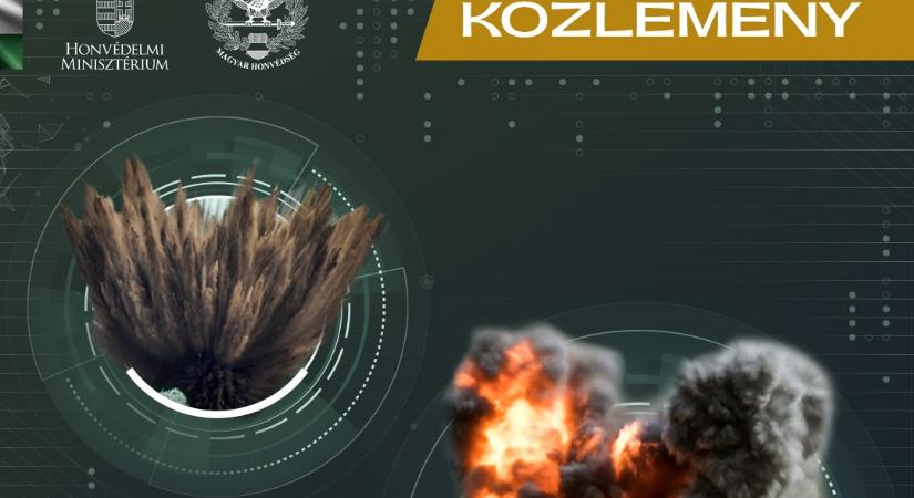Robbantási kiképzés lesz Győrszentivánnál