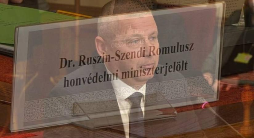 Ruszin-Szendi: nem állítjuk vissza a sorkatonaságot és nem küldünk magyar katonát Ukrajnába