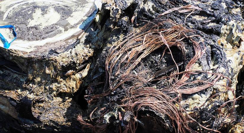 Pokoli lángok az M5-ösön: teljesen kiégett egy kamion a szatymazi pihenőben