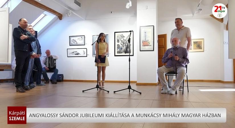 Angyalossy Sándor jubileumi kiállítása a Munkácsy Mihály Magyar Házban (videó)