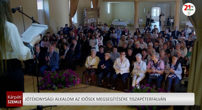 Jótékonysági alkalom az idősek megsegítésére Tiszapéterfalván (videó)