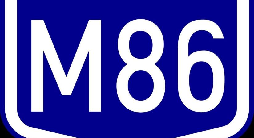 Baleset az M86-oson