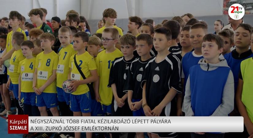 Négyszáznál több fiatal kézilabdázó lépett pályára a XIII. Zupkó József emléktornán (videó)