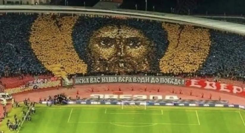 „Aláássa a labdarúgás integritását” – brutális büntetést szabott ki az UEFA egy Jézust ábrázoló élőkép miatt